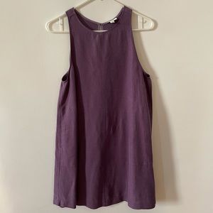 Aritzia Wilfred Trompette Linen Blend Dress